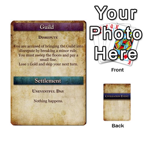 Prophecy Civilization Events Deck By Midaga Front - Heart10