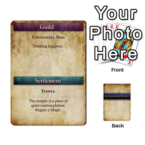 Prophecy Civilization Events Deck By Midaga Front - Diamond5