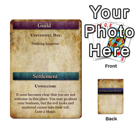 Prophecy Civilization Events Deck By Midaga Front - Diamond6