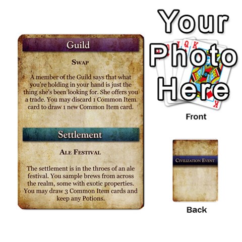 Prophecy Civilization Events Deck By Midaga Front - Diamond9