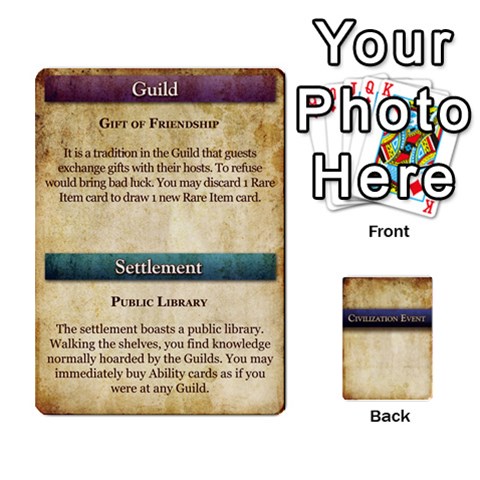 Prophecy Civilization Events Deck By Midaga Front - Club2