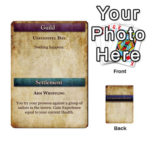 Prophecy Civilization Events Deck By Midaga Front - Club3