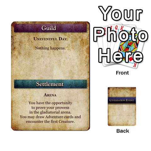 Prophecy Civilization Events Deck By Midaga Front - Spade7