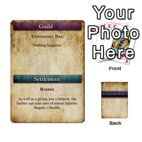 Prophecy Civilization Events Deck By Midaga Front - Spade8