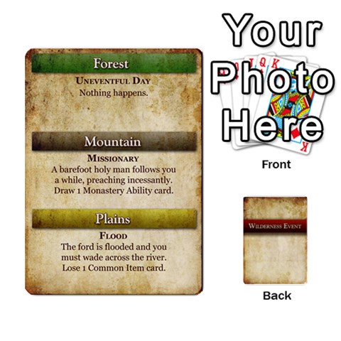 Ace Prophecy Wilderness Events Deck By Midaga Front - SpadeA