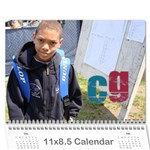 NAT TENNIS CENTER CALENDAR - Wall Calendar 11  x 8.5  (12-Months)