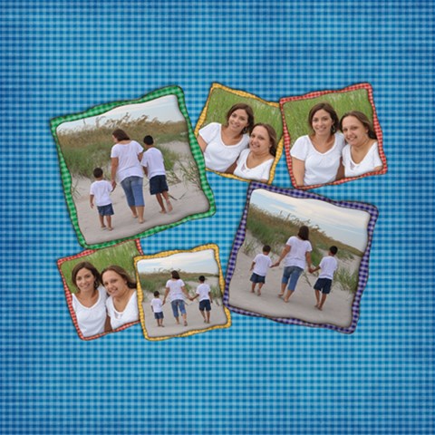 8 Gingham Quick Pages By Mikki 12 x12  Scrapbook Page - 2