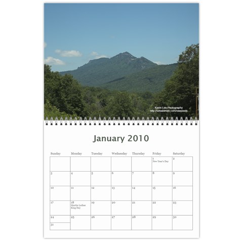 2010 Smoky Mountain Calendar By Kevin Newcomb Jan 2010