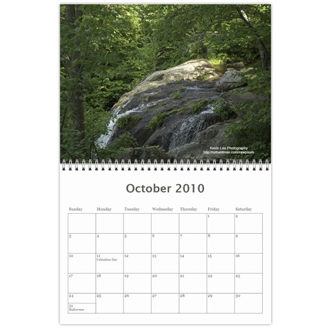 2010 Smoky Mountain Calendar By Kevin Newcomb Oct 2010