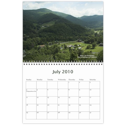 2010 Smoky Mountain Calendar By Kevin Newcomb Jul 2010
