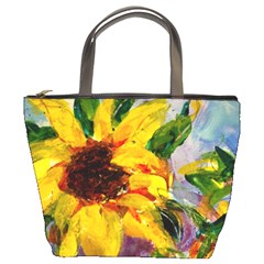 Single Sunflower - Bucket Bag