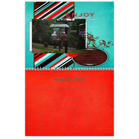 Calendar Of Vacation By Tammy Hughes Aug 2009