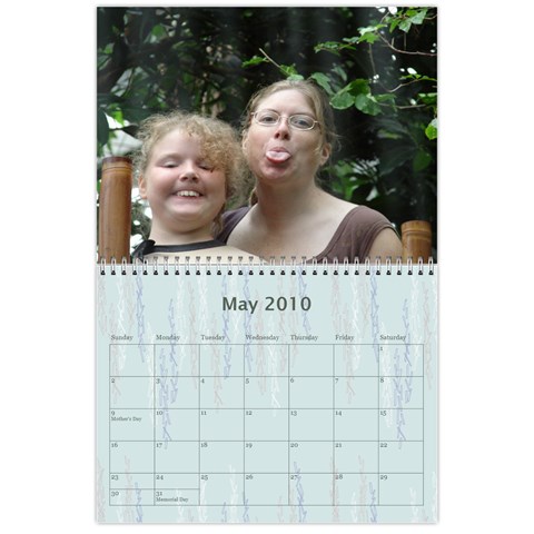 Calendar Of Vacation By Tammy Hughes May 2010