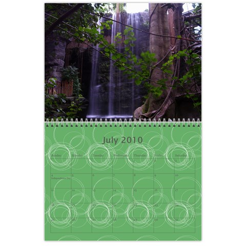 Calendar Of Vacation By Tammy Hughes Jul 2010