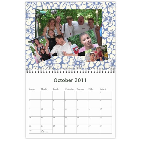 Family Calendar By Terry Frederick Oct 2011