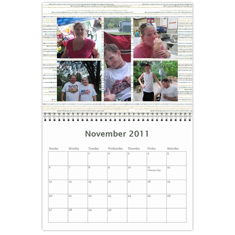 Family Calendar By Terry Frederick Nov 2011