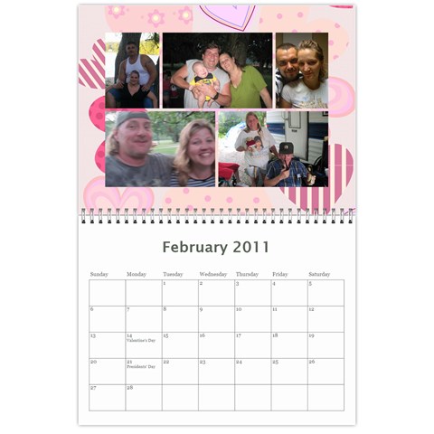 Family Calendar By Terry Frederick Feb 2011