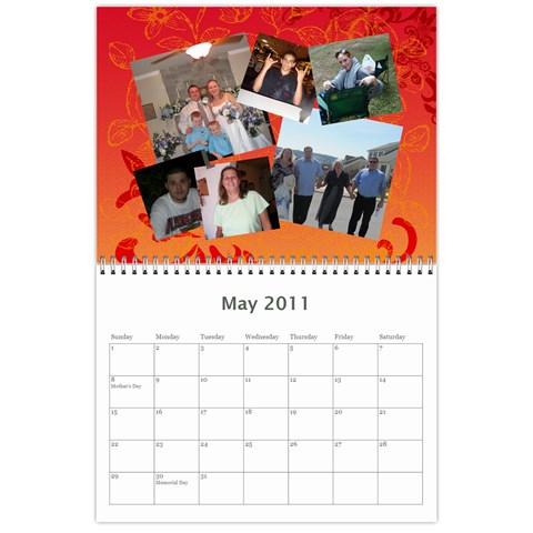 Family Calendar By Terry Frederick May 2011