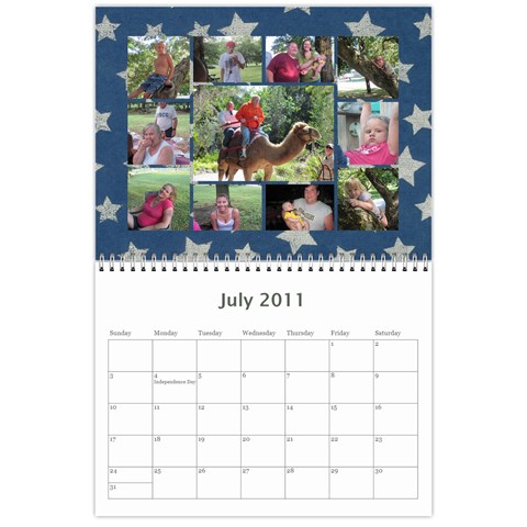 Family Calendar By Terry Frederick Jul 2011