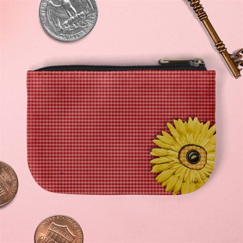 Gingham Coin Purse By Mikki Back