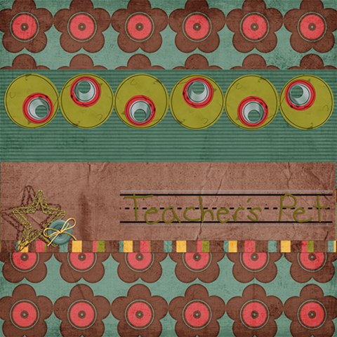 Quick Pages Made With Back To School Kit By Sheena 12 x12  Scrapbook Page - 6