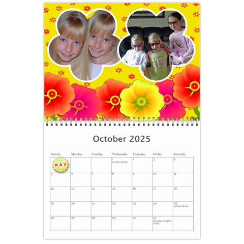 Calender 2025 By Danielle Christiansen Oct 2025