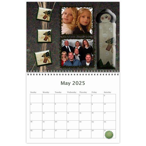Calender 2025 By Danielle Christiansen May 2025