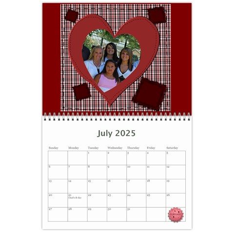 Calender 2025 By Danielle Christiansen Jul 2025