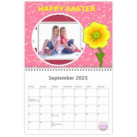 Calender 2025 By Danielle Christiansen Sep 2025
