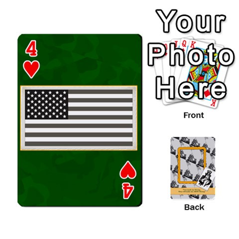 Support Our Troops By Brooke Front - Heart4