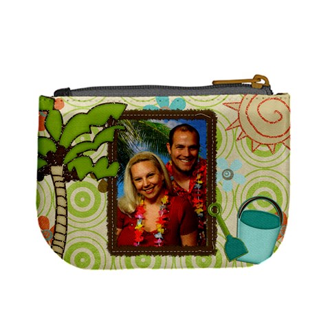 Tropical Beach Coin Purse By Starr Back