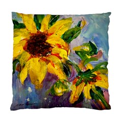 Single Sunflower - Standard Cushion Case (Two Sides)