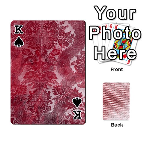 King Romance & Warning Cards By Amyjo Front - SpadeK