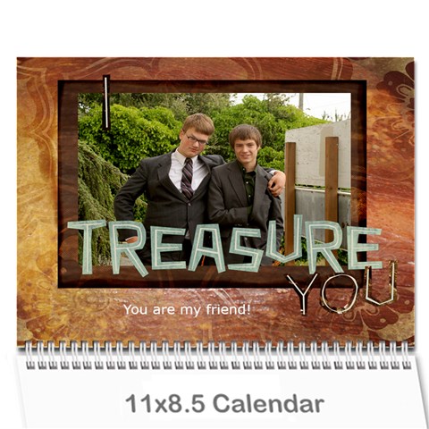Chris & Steve Senior Pics Calendar By Amyjo Cover