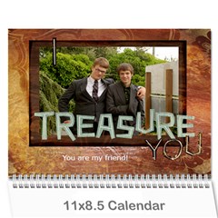 Chris & Steve Senior Pics Calendar - Wall Calendar 11  x 8.5  (12-Months)