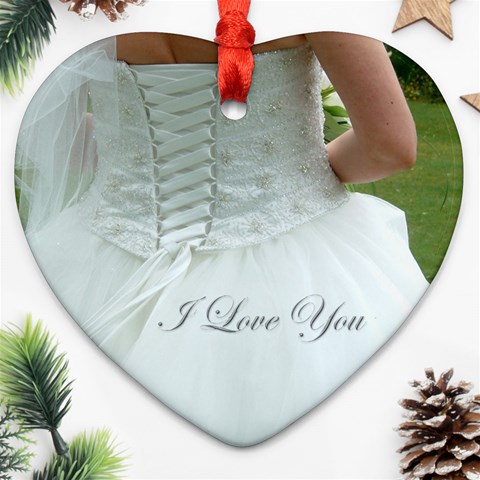 Always & Forever Bridal Ornament By Catvinnat Front