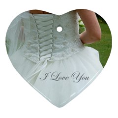 Always & Forever Bridal Ornament - Heart Ornament (Two Sides)