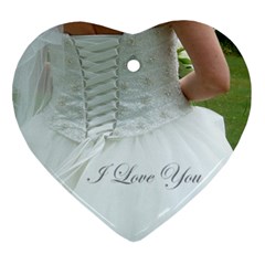 Always & Forever Bridal Ornament - Heart Ornament (Two Sides)