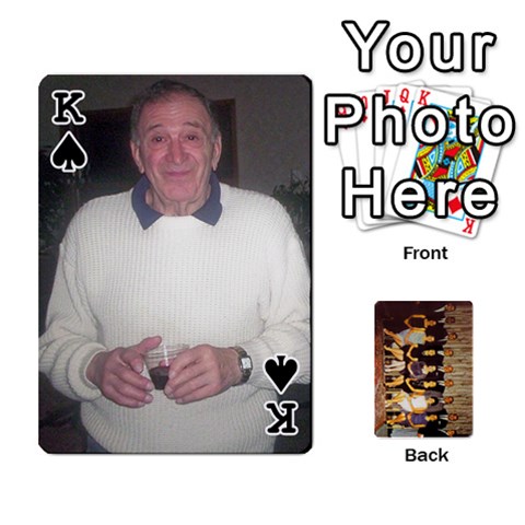 King Deck #1 By Ron Sergenian Front - SpadeK