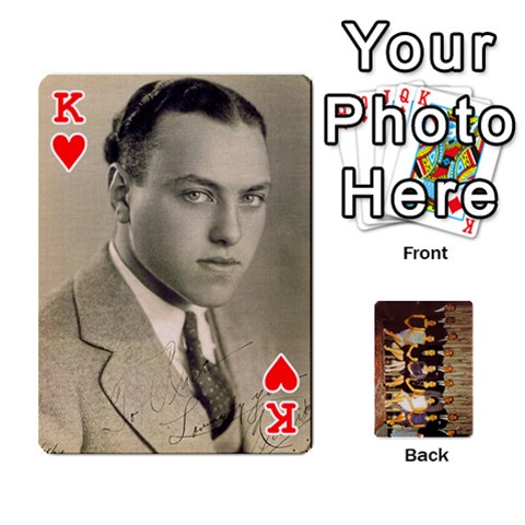 King Deck #1 By Ron Sergenian Front - HeartK
