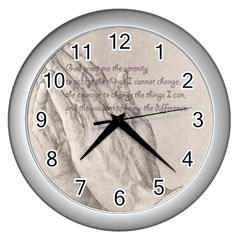 Serenity Clock - Wall Clock (Silver)