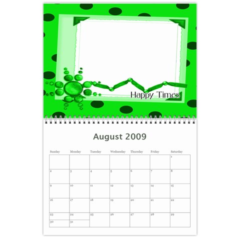 Calendar By Brooke Aug 2009