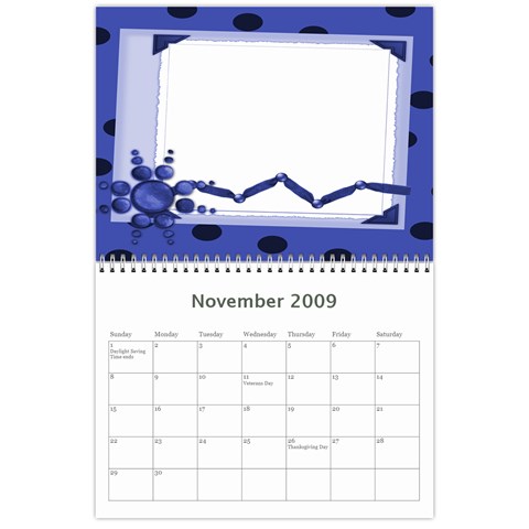 Calendar By Brooke Nov 2009
