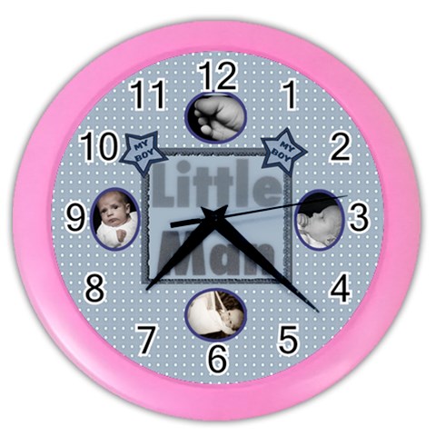 Little Man Baby Clock By Danielle Christiansen Front