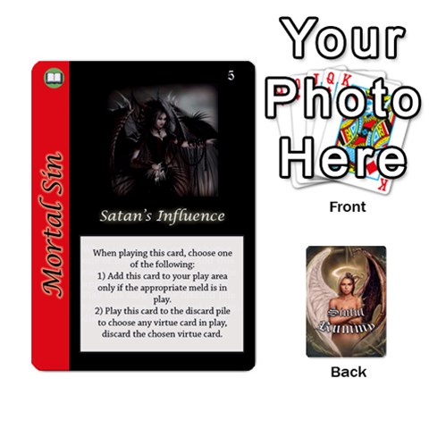 Sinful Rummy Front - Heart5
