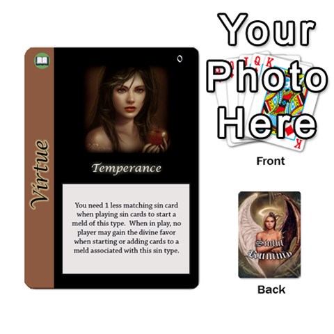 Sinful Rummy Front - Heart6