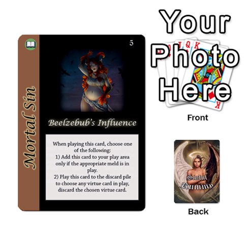 Sinful Rummy Front - Heart7