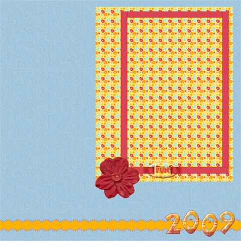 Summertime Quick Pages By Mikki 12 x12  Scrapbook Page - 1