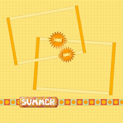 Summertime Quick Pages By Mikki 12 x12  Scrapbook Page - 7