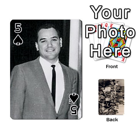 Deck #2 By Ron Sergenian Front - Spade5